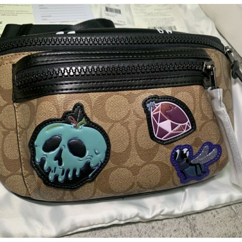 Jual Tas Coach Pria Selempang waist bag Disney Terrain Coach Original