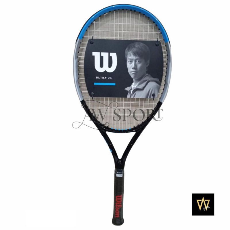 Jual Raket Tenis Wilson ULTRA 26 JR Berat 245g Black/Blue / Raket Tenis ...