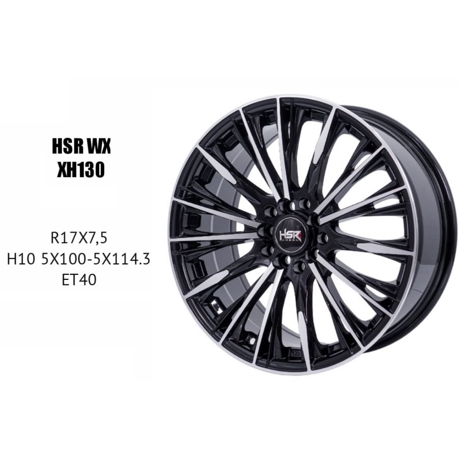 Jual Velg Mobil Ring 17 HSR WX 17 Buat Juke XL7 Scross SX4 Hrv Sienta ...