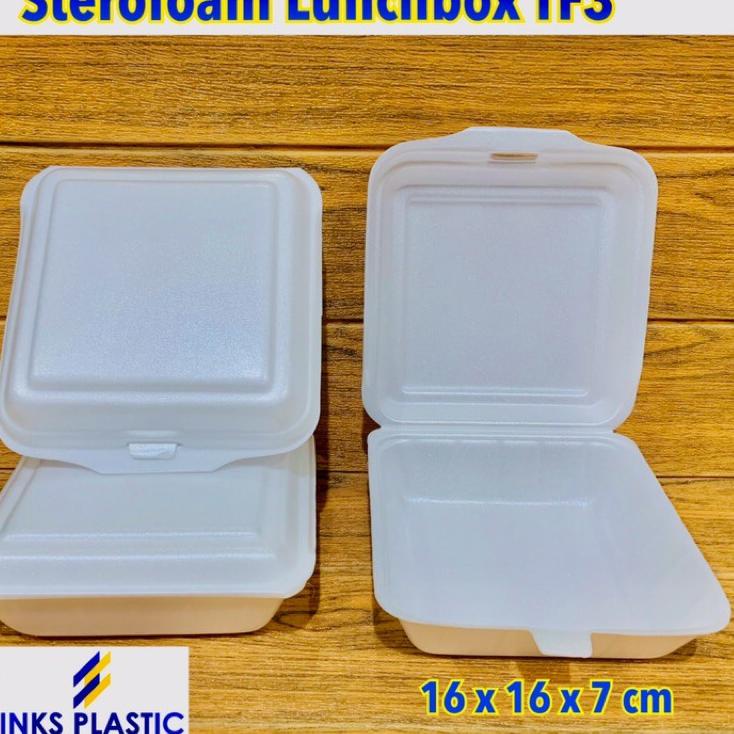 Jual Harga Promo STEROFOAM/STYROFOAM GABUS MAKANAN LUNCH BOX TF 3( 100