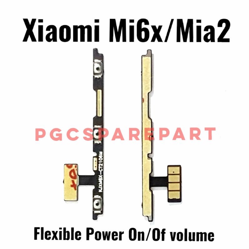 Jual Flexible Konektor Power On Off + Volume Xiaomi Mi6X / Mia2 / Mi 6X ...
