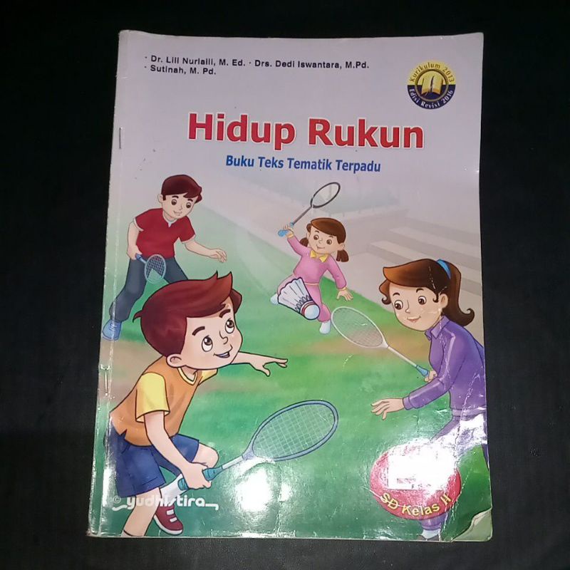 Jual Buku Teks Tematik Terpadu Kelas 2 Sd Tema Hidup Rukun Penerbit