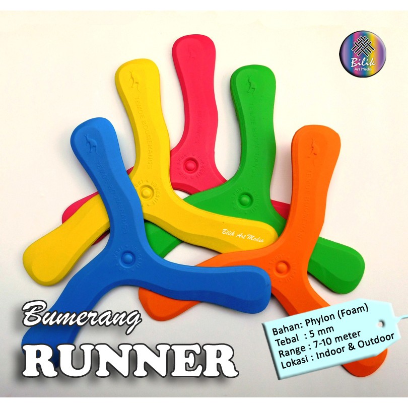 Jual Bumerang Boomerang RUNNER Mainan Edukatif Tradisional Sport Fun ...