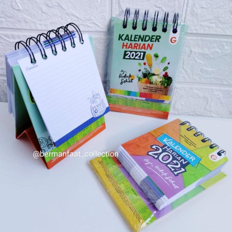 Jual Brand New Kalender Harian 2021 Kalender Hijriyah Kalender Meja Kalender Duduk Kalender 0678