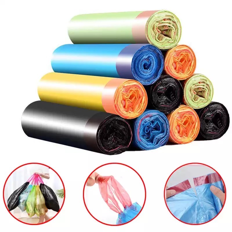 Jual Kantong Plastik Sampah Roll Dengan Tali Isi 15 Shopee Indonesia 8878