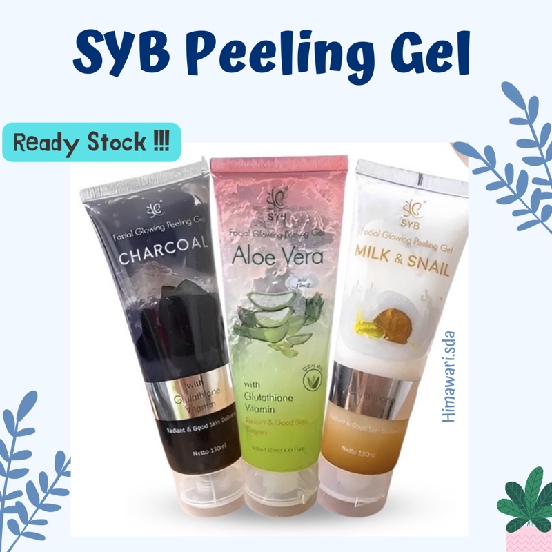 Jual SYB Peeling Gel Snail Aloevera Charcoal Facial Glowing Peeling Gel