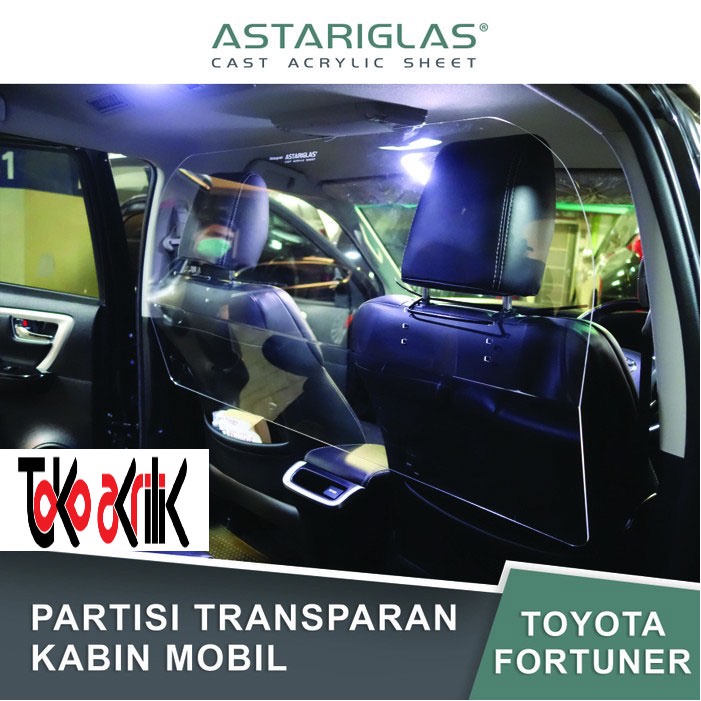 Jual Partisi mobil Fortuner / sekat mobil akrilik | Shopee Indonesia