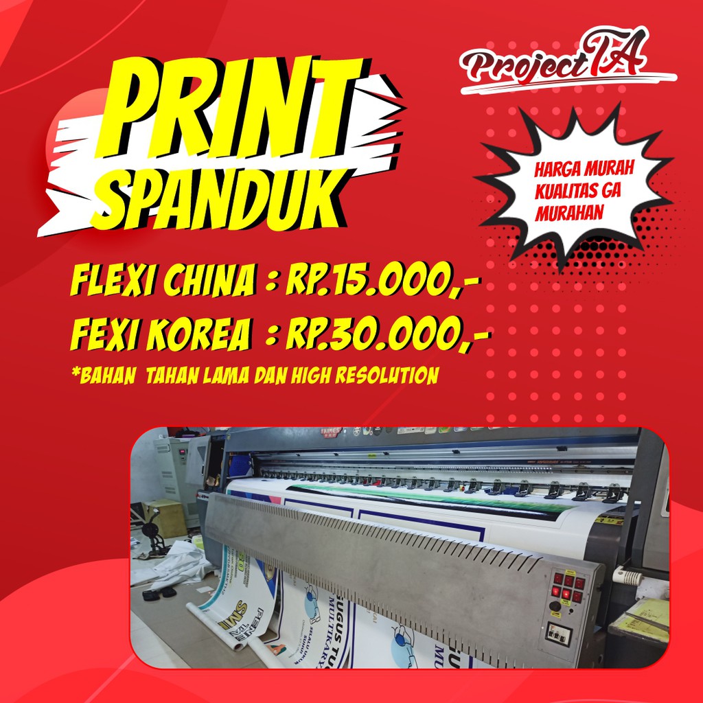 Jual CETAK SPANDUK / BANNER / BACKDROP / BACKROUND [BAHAN FLEXI CHINA ...