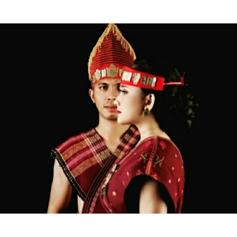 Jual Sortali Batak Toba Pakaian Adat Batak Sortopi Ulos | Shopee Indonesia
