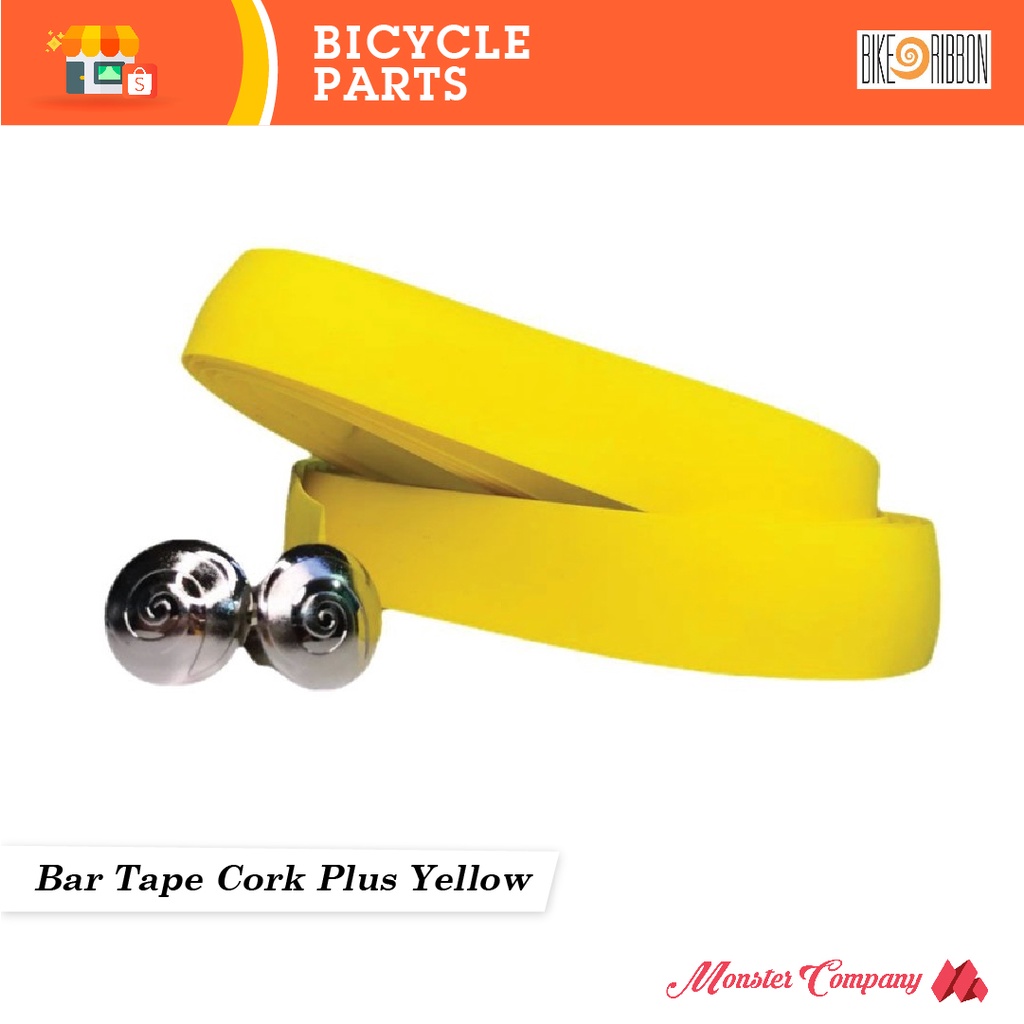 Ruban De Guidon Bike Ribbon Cork Plus - Blanc/bleu, Léger Et Lavable