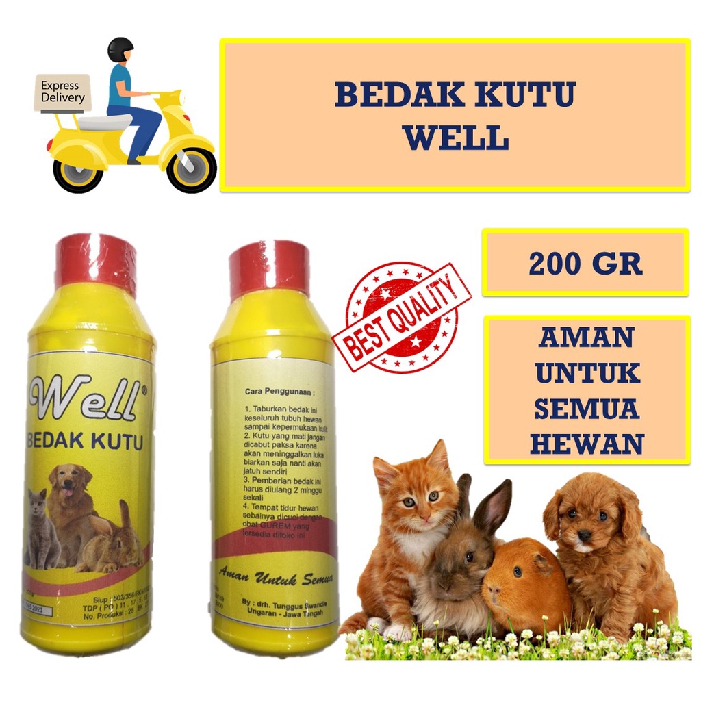 Jual Smart Petfood | Bedak Anti Kutu Well Bedak well untuk kucing ...