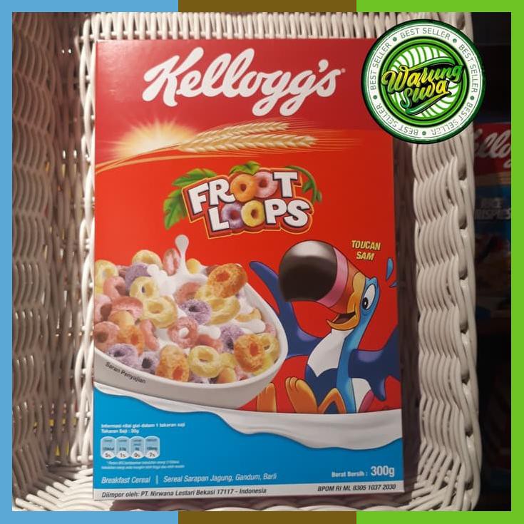 Jual Sereal Kelloggs Kellogg'S Froot Loops 300 Gram Box | Shopee Indonesia