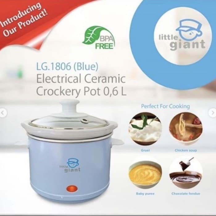 Jual Slow Cooker Little Giant Electrical Ceramic Crockery Shopee