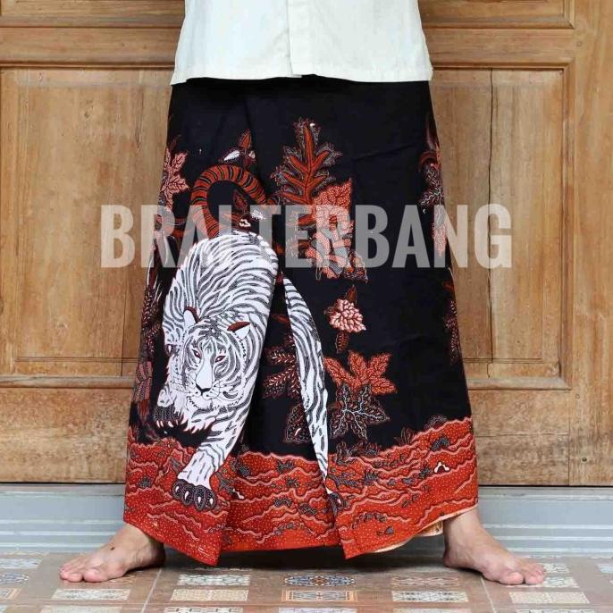 Jual sarung santri nu motif batik macan maung siliwangi sunda pajajaran ...