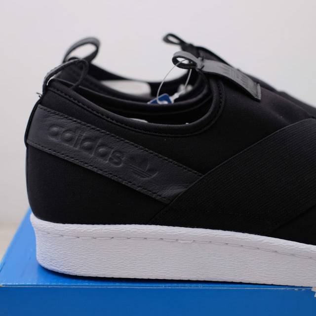 Jual Adidas Superstar Slip On Black White | Shopee Indonesia