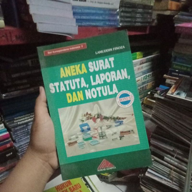 Jual Buku aneka surat statuta,laporan,dan notula | Shopee Indonesia