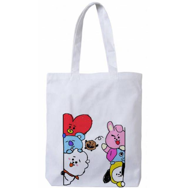 Jual Tote bag bt21 murah unik bagus Shopee Indonesia