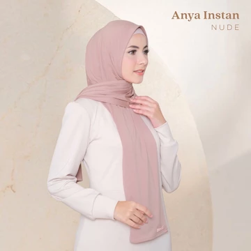 Pinkish Official Anya Instan (Pashmina Instan Oval Bahan Korean Jersey)
