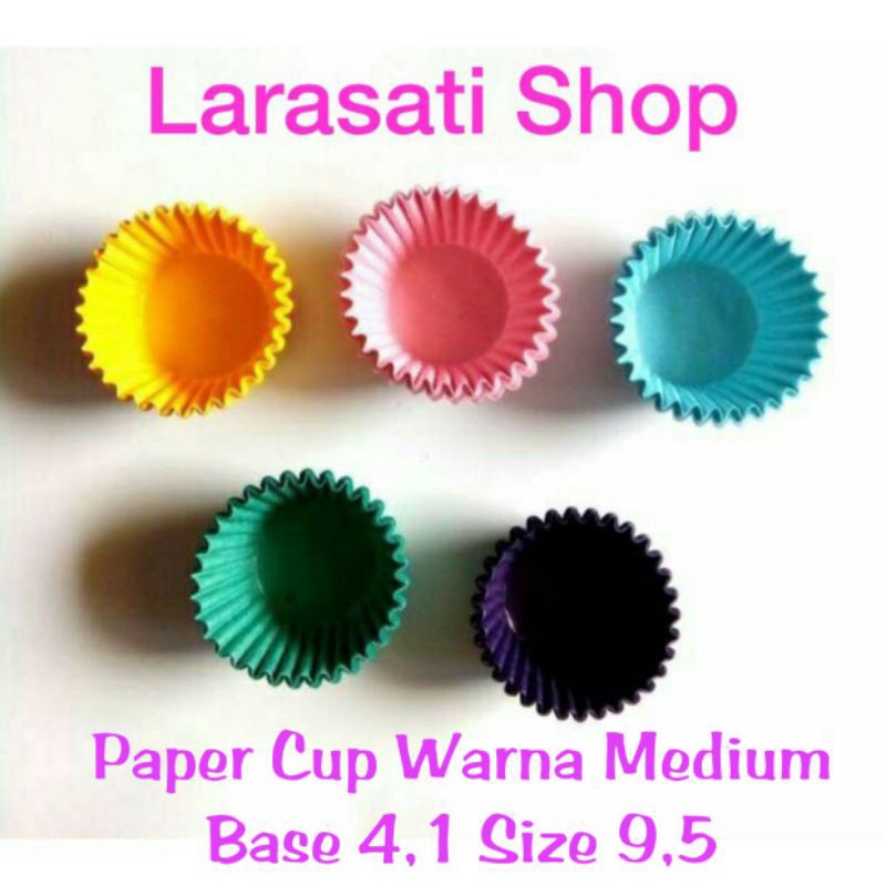 Jual Paper Cup Warna MEDIUM 100 pcs | Shopee Indonesia