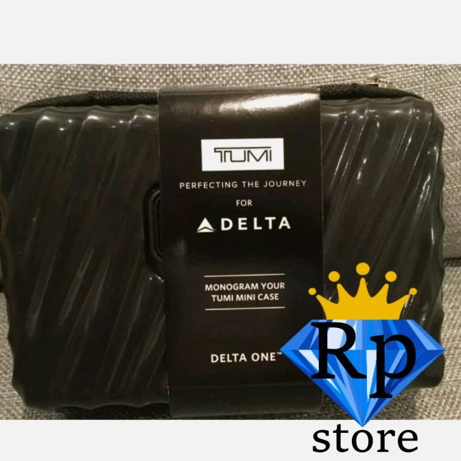 Jual Tumi Delta Airlines Travel Bag Hardcase Softcase Pouch Dompet