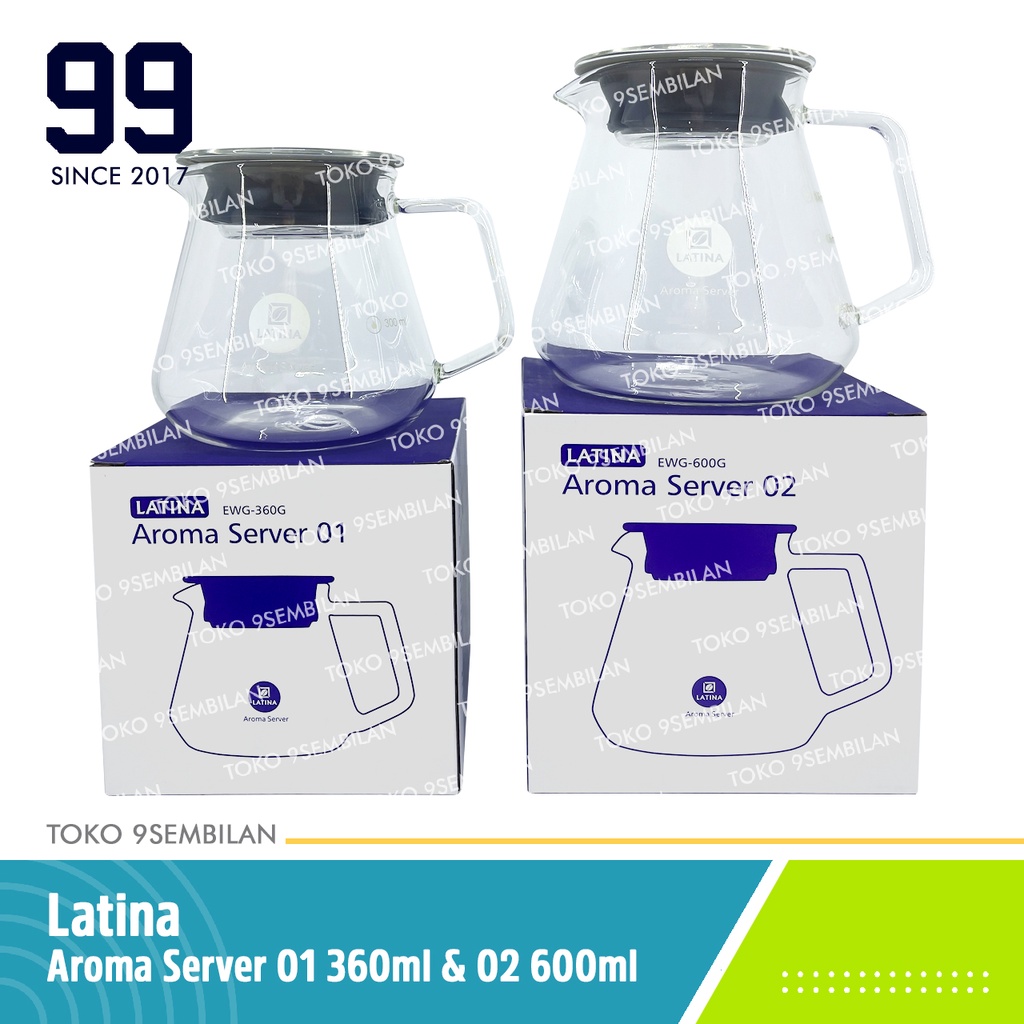 Jual Latina Aroma Server 02 600 Ml Coffee Tea Teko Kopi Teh Shopee Indonesia 0357