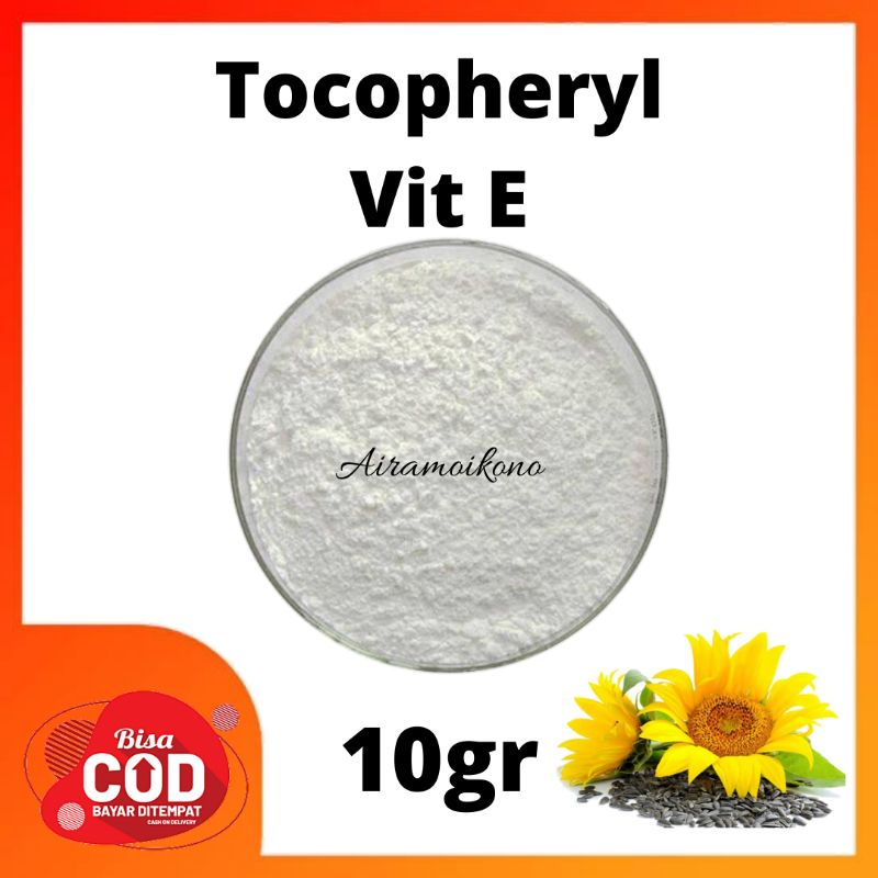 Jual TOCOPHERYL POWDER / VITAMIN E BUBUK FOOD GRADE 10GR | Shopee Indonesia