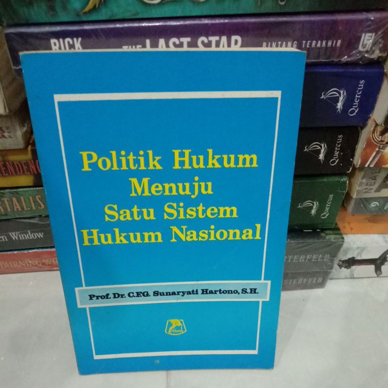 Jual Politik Hukum Menuju Satu Sistem Hukum Nasional Prof Sunaryati