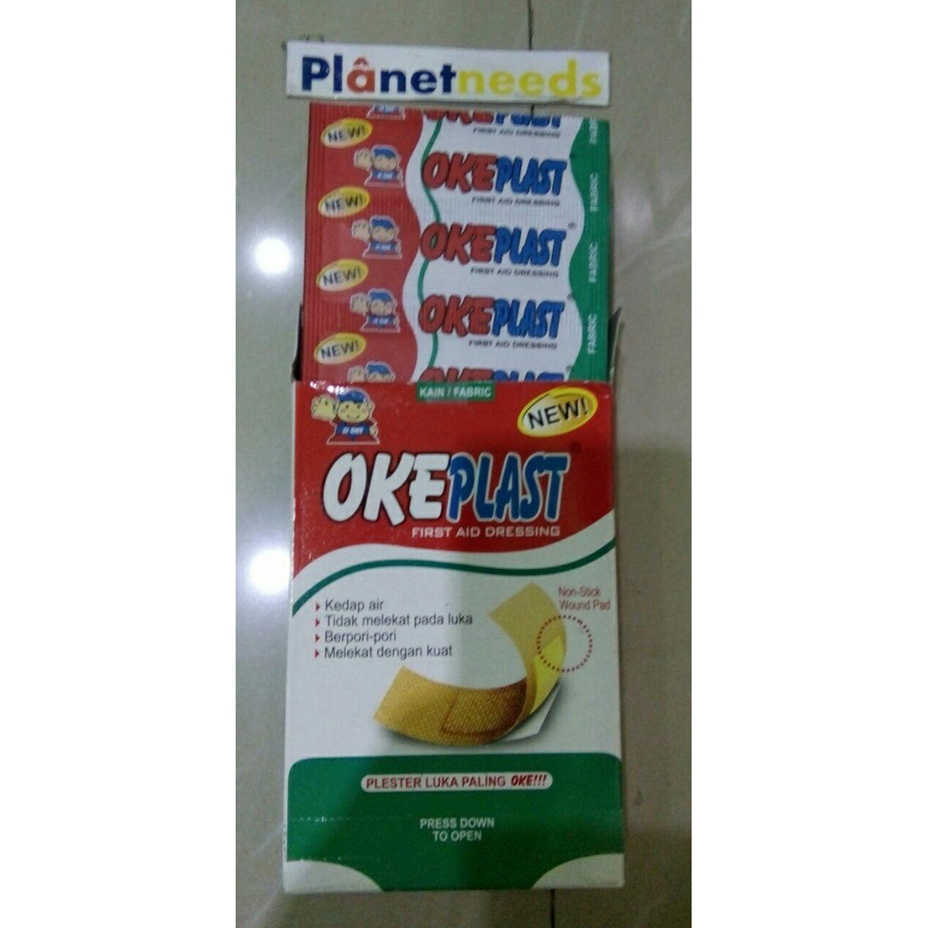 Jual 10 Plester Serbaguna Okeplast Penutup Luka Pelindung Luka Murah