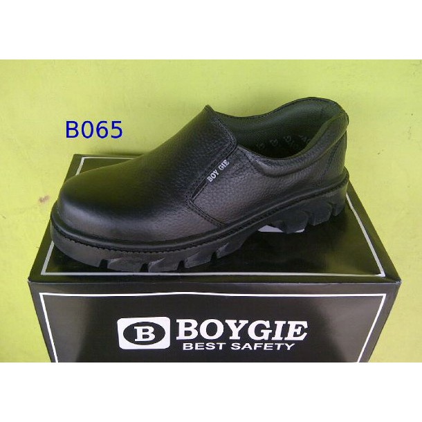 Jual Sepatu Safety Kulit Boygie Slip On Sepatu Proyek Sepatu Safety Tahan Minyak Dan Panas