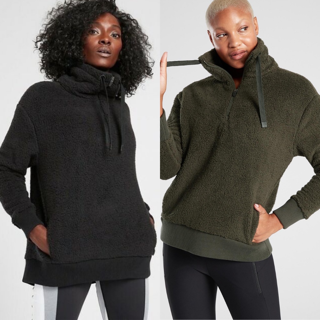 Athleta talus discount sherpa half zip