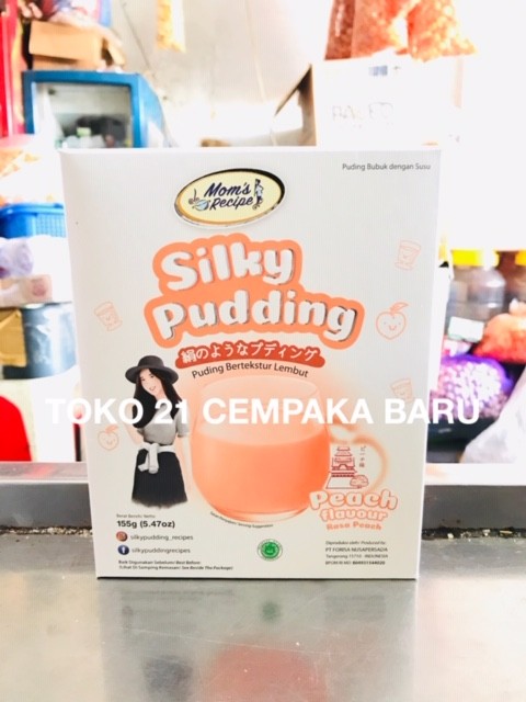 Jual Silky Pudding Rasa PEACH Flavour Box 155 gram | Agar Agar Silky ...