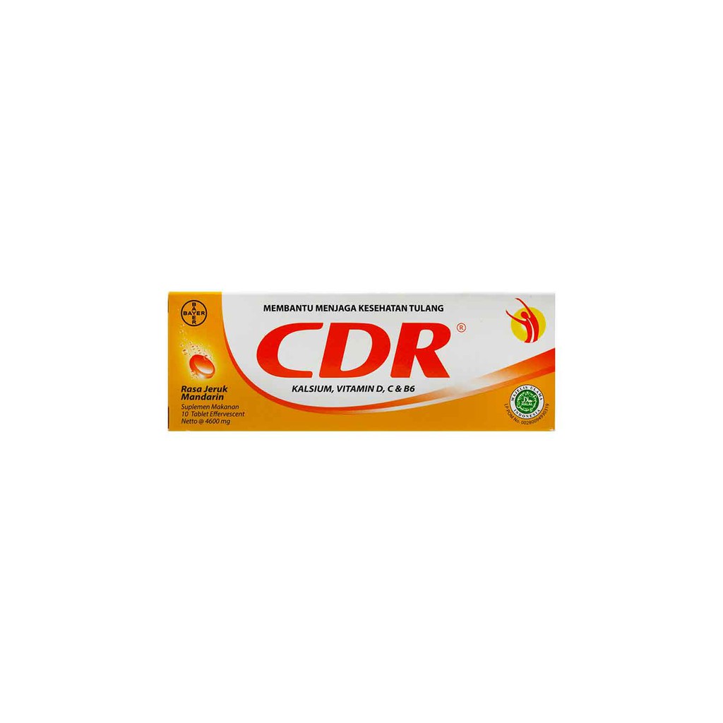 Jual CDR Multi Vitamin Rasa Jeruk 10 Tablet | Shopee Indonesia