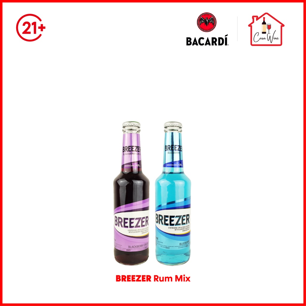 Jual Bacardi Breezer Rum Mix 275ML Shopee Indonesia