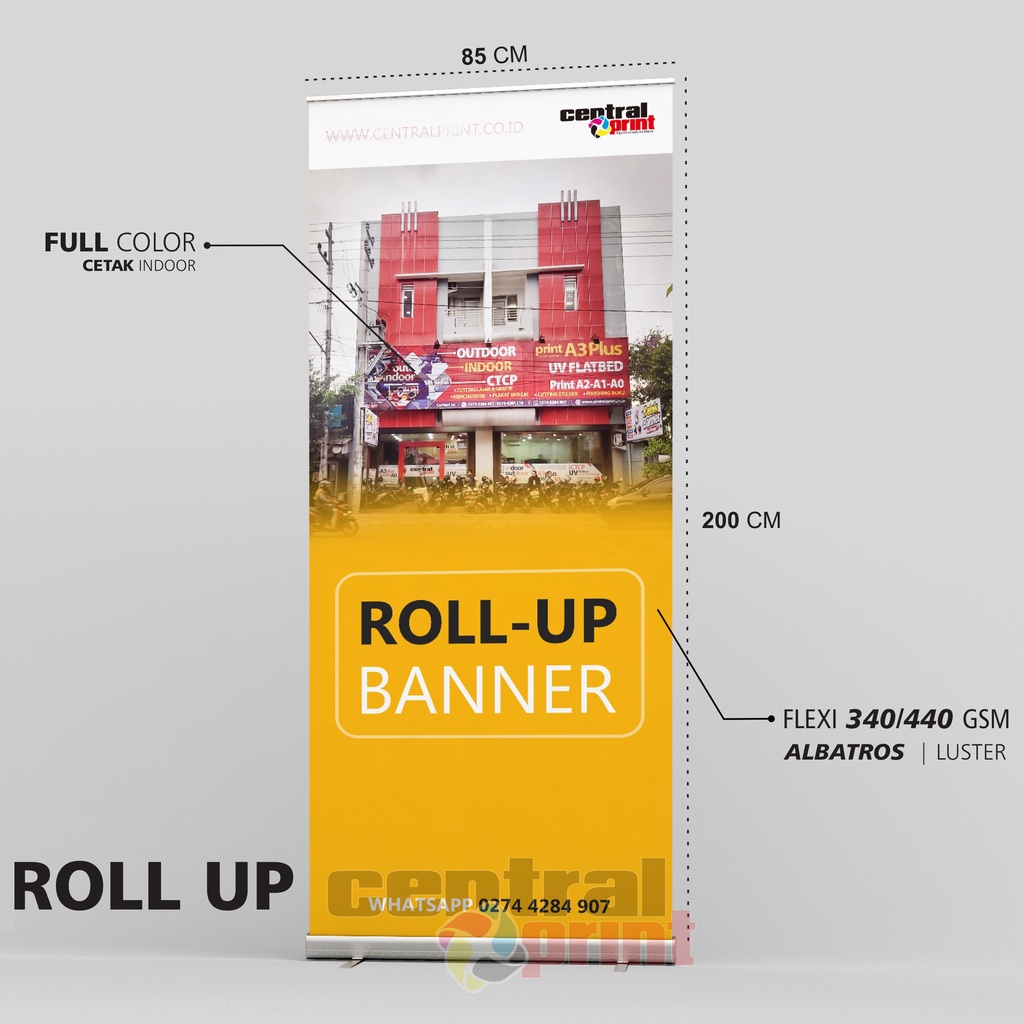 Jual Roll Up Banner X Cm Shopee Indonesia