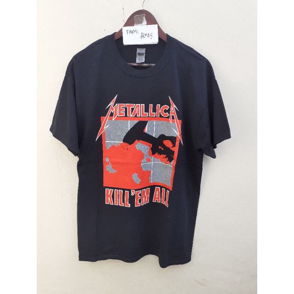 Jual Metallica - Kill Em All Official Merchandise Tshirt Band | Shopee ...
