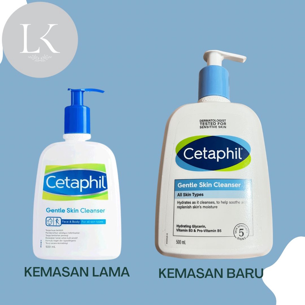 Jual Cetaphil Gentle Skin Cleanser 59ml,125ml,250ml,500ml,1000ml ...