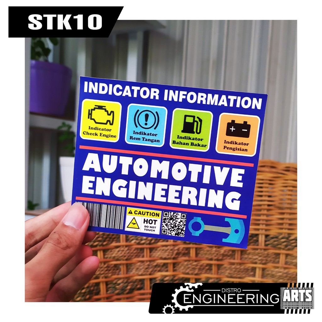Jual Sticker Indicator / Sticker Motor / Sticker Cutting / STK10 ...