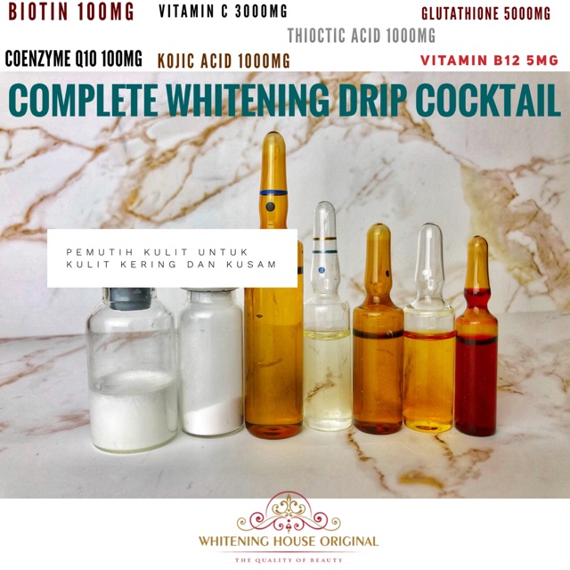 Jual Complete Whitening Drip Cocktail ( READY ) Shopee Indonesia