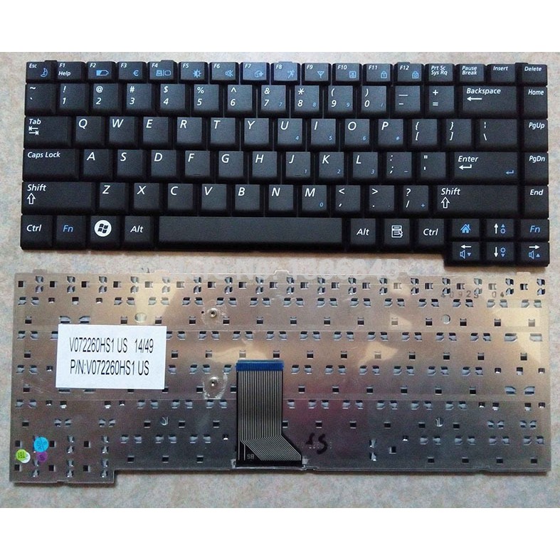 Jual Keyboard Samsung Q310 R60 R70 R503 R530 R560 BLACK | Shopee Indonesia