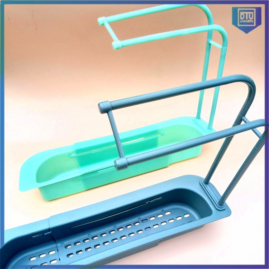 Jual [DTU] Rak Cuci Piring Portable Wastafle Double Rack / Rak Cuci ...