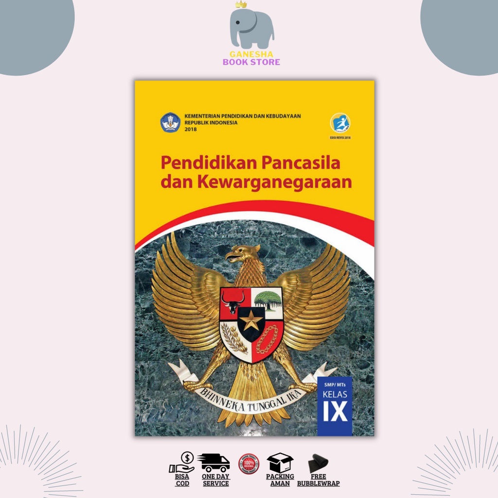 Jual KELAS 9 BUKU PAKET BSE SMP PENDIDIKAN PANCASILA DAN ...