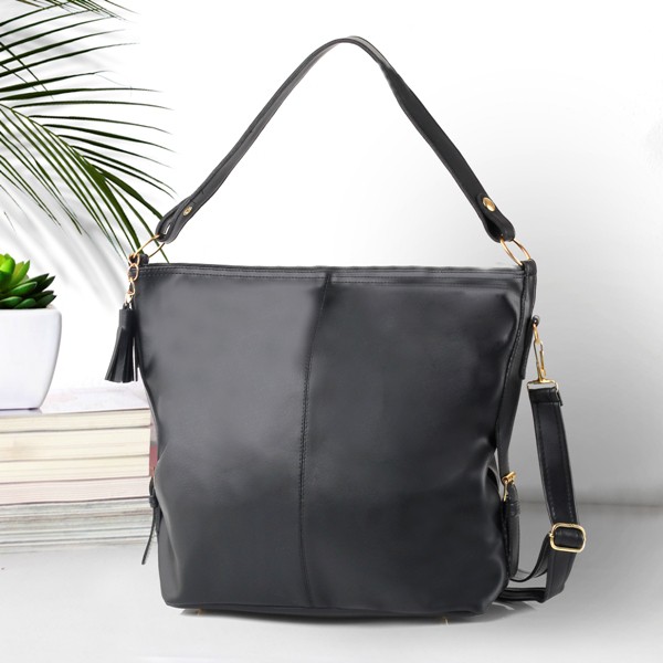 Jual Tas Selempang / Handbag Wanita HITAM / Made In Bandung / SIAP NEW