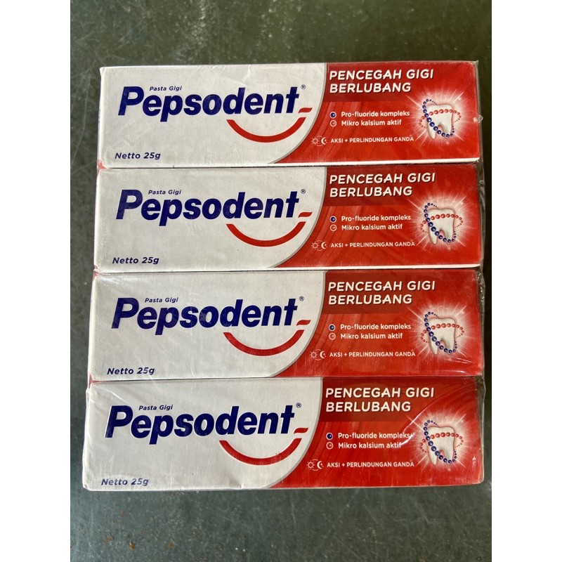 Jual mantoalmarhum - Odol Pepsodent 25 Gram Per Pak | Shopee Indonesia