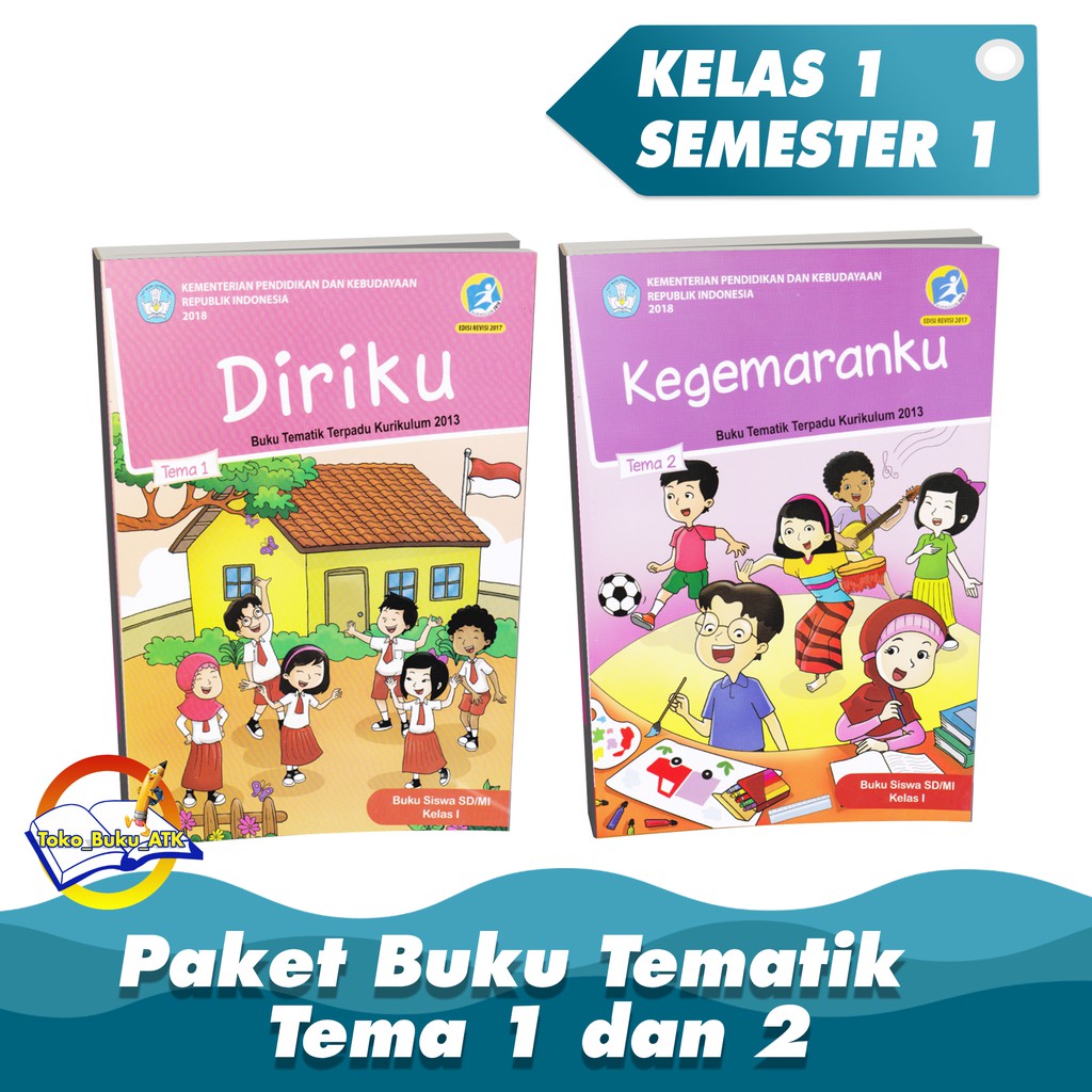 Jual Paket Buku Tematik Kelas Tema Dan Kurikulum Edisi