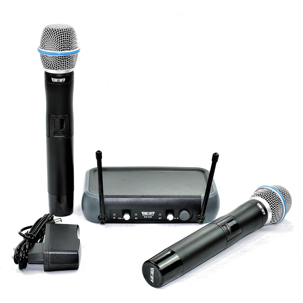 Jual Microphone BMA SM 666 Mic Wireless Professional Shopee