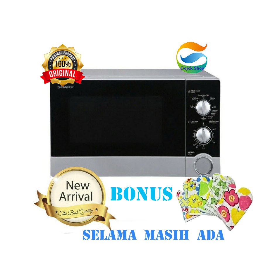 Jual MICROWAVE Sharp R-21D0 (S) 23 LITER daya HANYA 450 WATT Harga ...