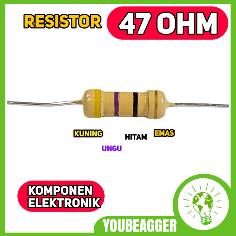 Jual Resistor 47 ohm | Shopee Indonesia