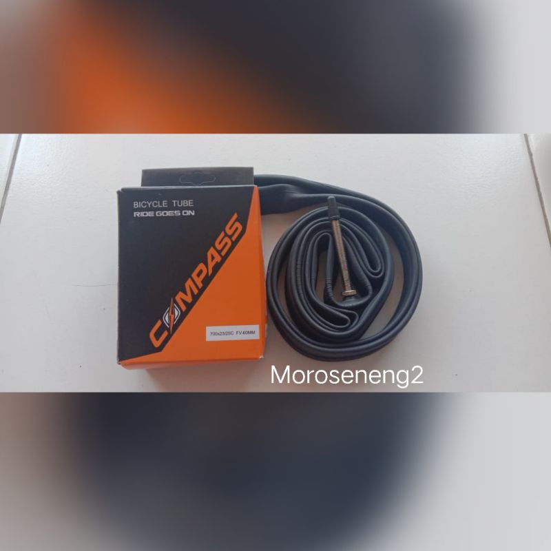 Jual Ban Dalam Sepeda Fixie Ukuran 700 x 23/25C Merk Compass | Shopee ...