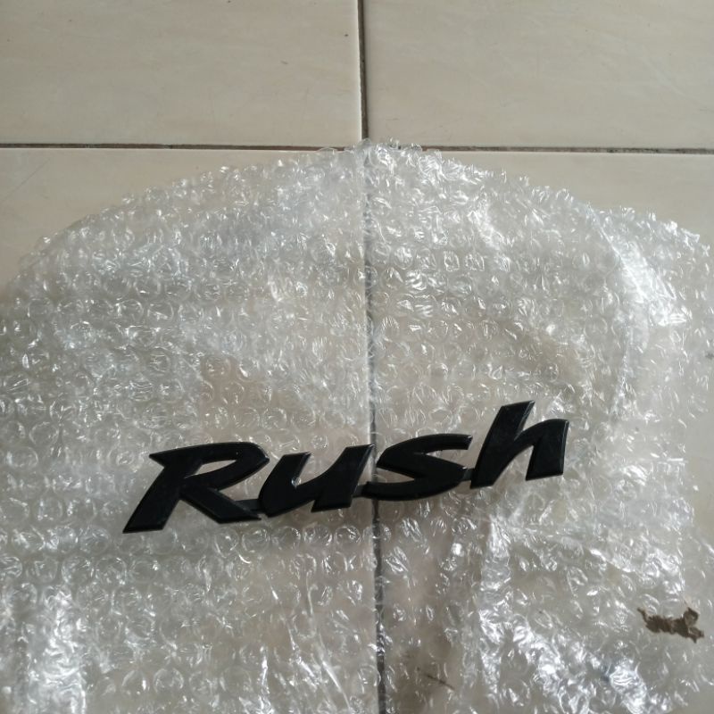 Jual emblem tulisan Rush bagasi belakang 2004-2022 | Shopee Indonesia