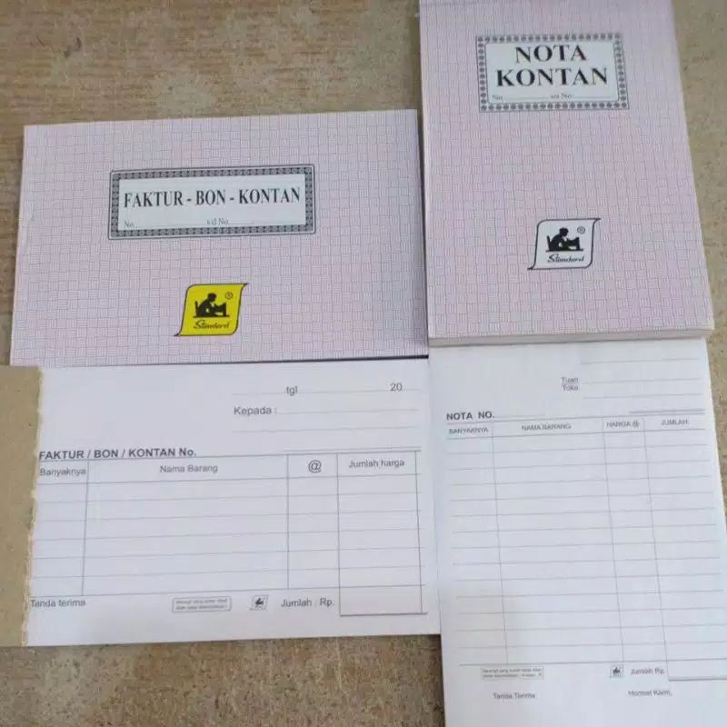 Jual Faktur Bon Kontan NCR Standard Rangkap 3 Kecil (Pcs) | Shopee ...